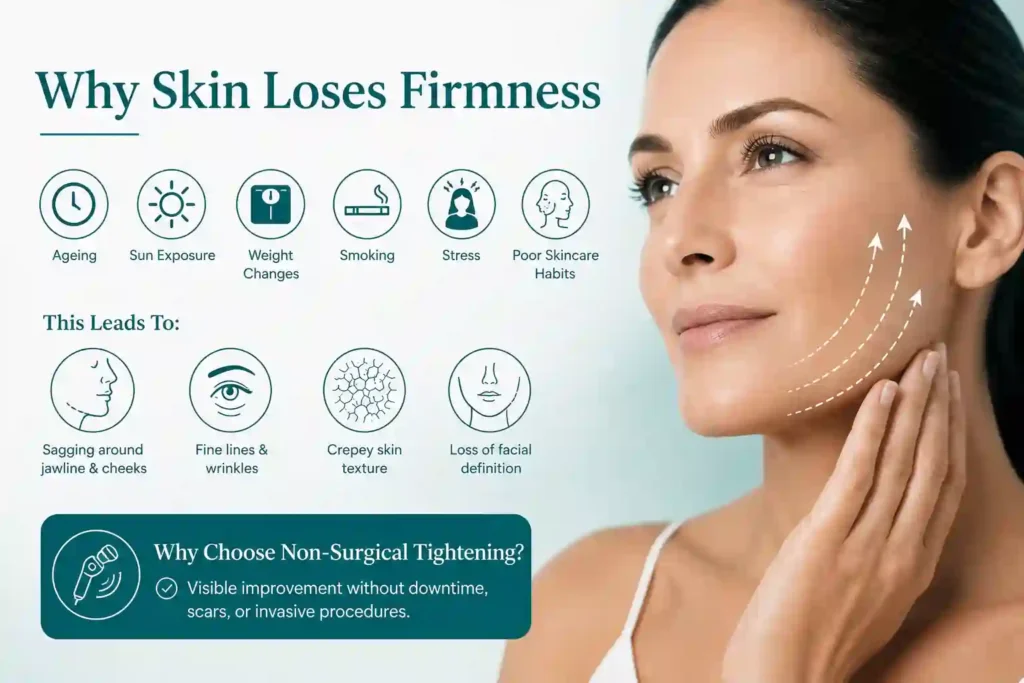 What Makes Skin Lose Firmness and Why Do People Seek Non-Surgical Tightening Salisbury?