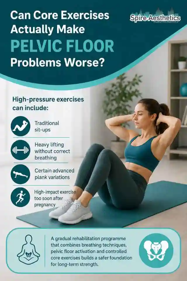 Can Strengthening Your Core Alone Actually Make Pelvic Floor Problems Worse Salisbury?